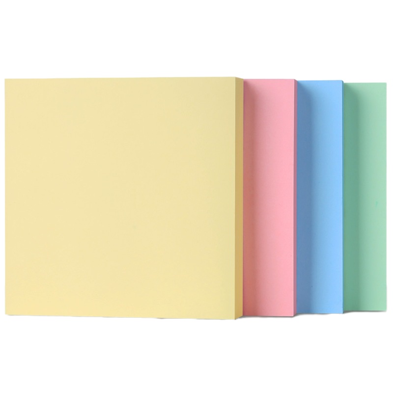 得力(deli)400页4色简约便签纸便利贴 76*76mm便签本N次贴记事贴7151W01002