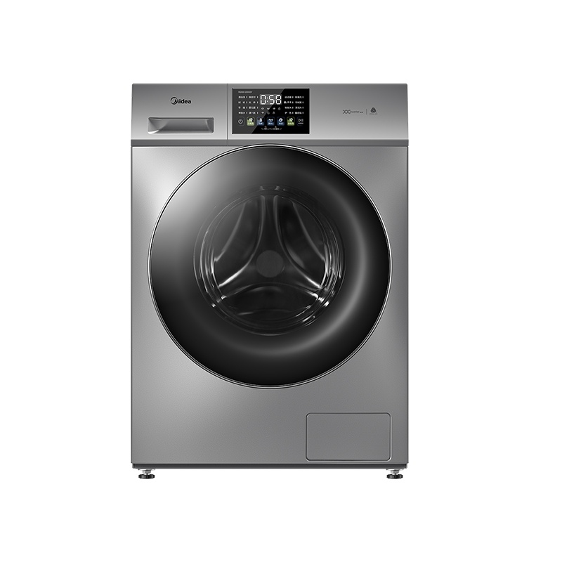 美的快净10公斤滚筒C.T感应式除螨从此告别螨虫病菌 祛味空气洗 科学消毒纤丝柔护MD100-1233WDY