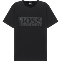 HUGO BOSS 雨果博斯 男士 棉质圆领短袖T恤50443712