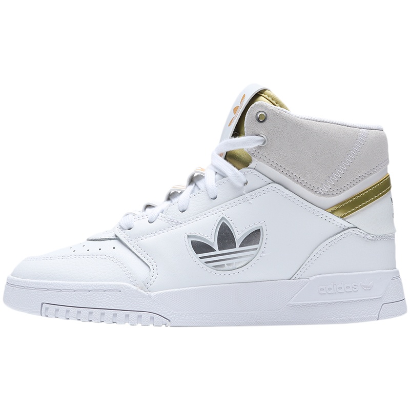 阿迪达斯三叶草女鞋板鞋小白鞋高帮休闲运动鞋FX9811