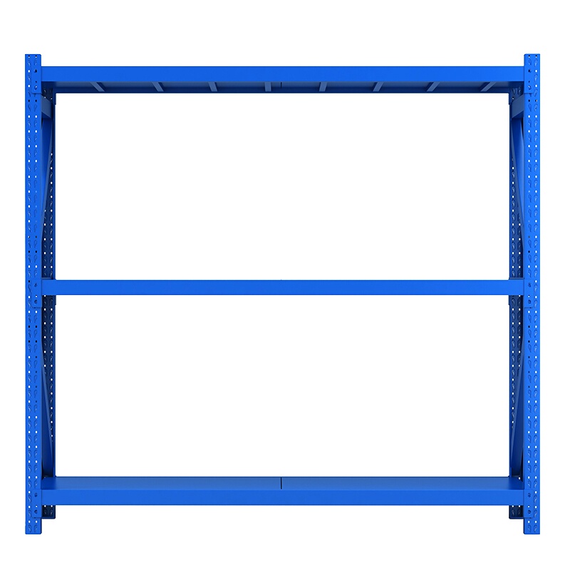 [一鹏]货架三层展示架仓库架200kg每层家用置物架储物架