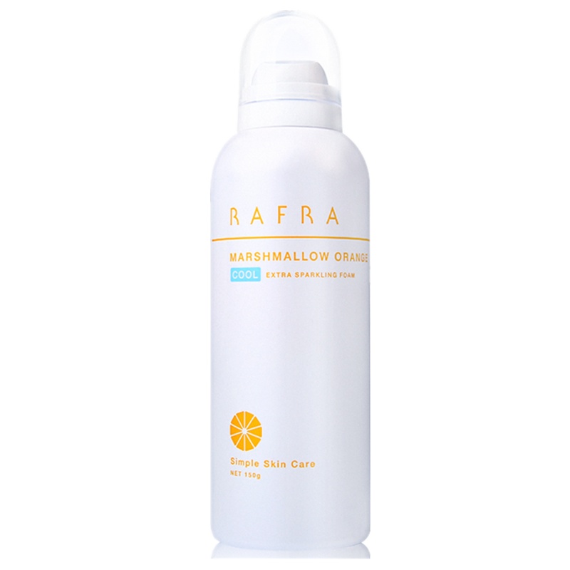 RAFRA香橙碳酸冰爽泡沫洁面慕斯150g