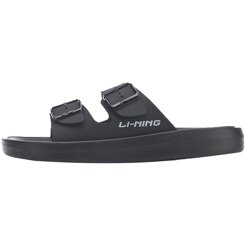 李宁男鞋拖鞋夏季凉鞋一字拖休闲运动鞋