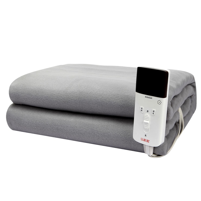 彩虹（RAINBOW）单人电热毯 电褥子（1.8*1.0米） 除螨排潮 安全单控遇水不漏电