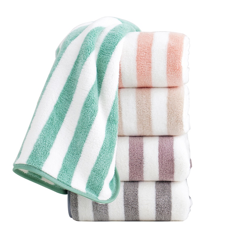 金菁(JINJING)毛巾活性印染耐用不脱色长绒纤维柔软吸水1条装