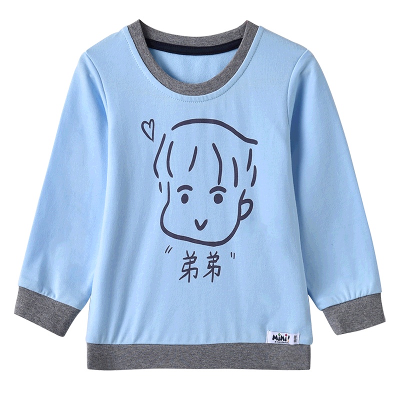 铅笔俱乐部童装2020秋装男女童套头卫衣小童长袖中性儿童上衣