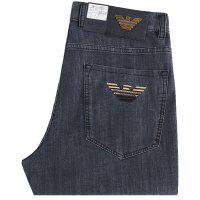 罗曼阿玛尼男装裤子官方旗舰店2021舒适透气春夏新款品牌男士中年百搭耐磨牛仔裤B242-2A2232