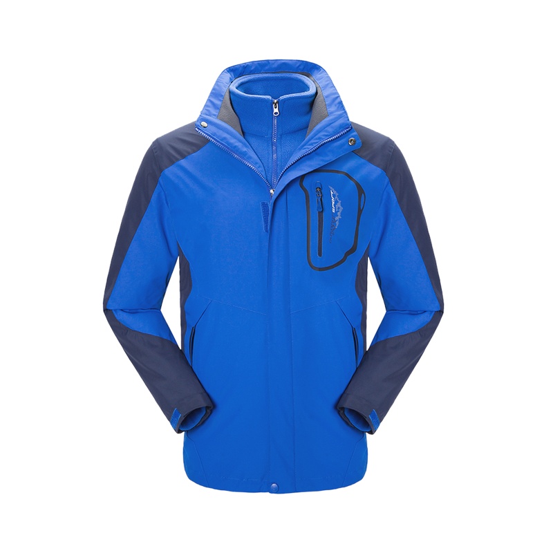 三极户外(Tripolar) TP8369 秋冬新款情侣冲锋衣男女两件套防风保暖户外工作服团购定制