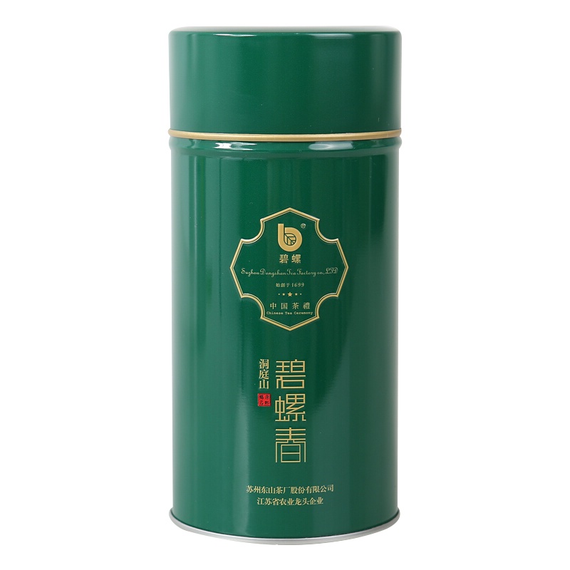 苏宁宜品自营2022新茶碧螺牌苏州原产地东山茶厂洞庭山碧螺春明前特级一等50g 中国制茶大师品牌,明前嫩芽采摘茶叶