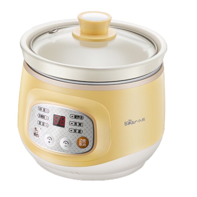 小熊(bear) 电炖盅 DDG-D10J2 黄色 1台小熊