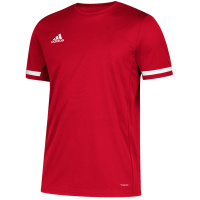 阿迪达斯(adidas) 短袖T恤 DX7242红色 男子