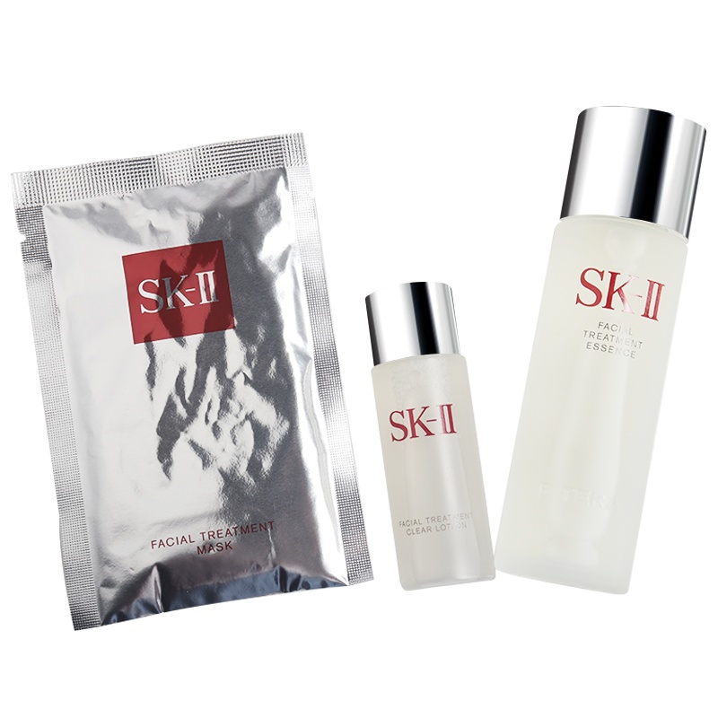 SK-II入门体验装（嫩肤清莹露30ml+护肤精华露75ml+护肤面膜1p）