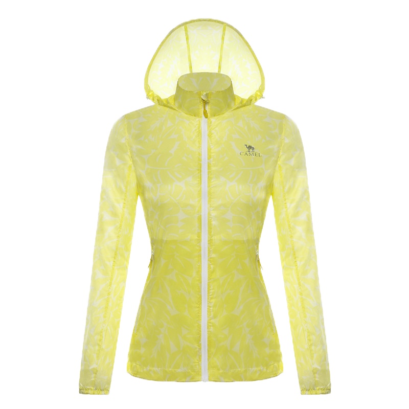 骆驼户外皮肤衣女防水遮阳衣外套透气运动风衣