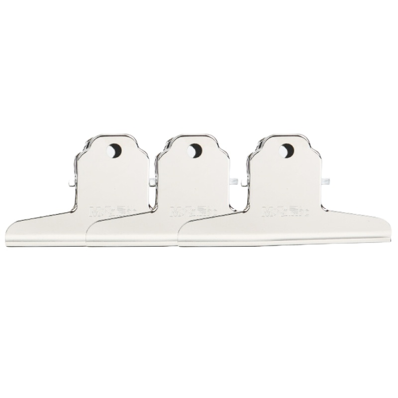 晨光102mm山形夹ABS92638 3个装