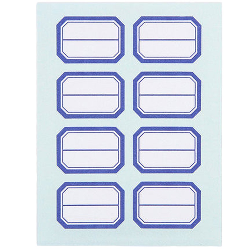 得力7190自粘性不干胶标贴纸23*33mm(9袋装)