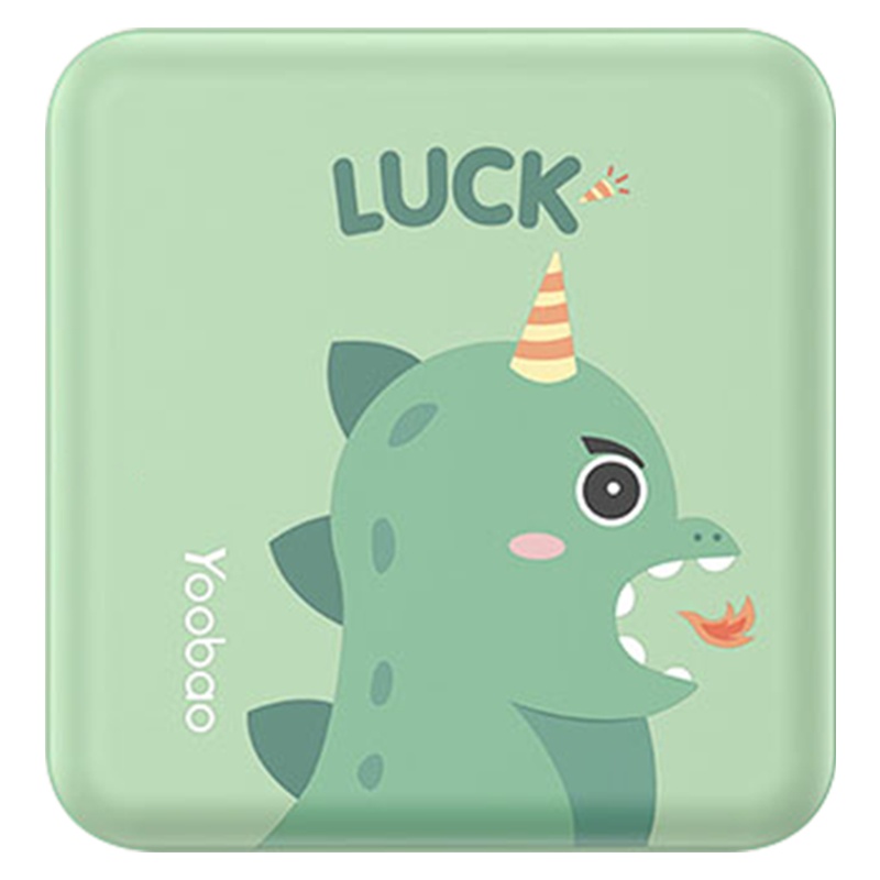 羽博 充电宝移动电源YB-6024mini 安卓/苹果双输入 莓莓恋语粉 10000mAh小巧便携轻薄快充适用华为苹果