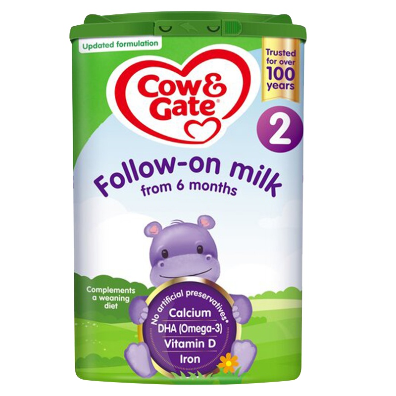 [6罐装 有效期2025年11月后]原装进口英国牛栏2段幼儿奶粉(6-12个月)800g/罐 爱尔兰奶源