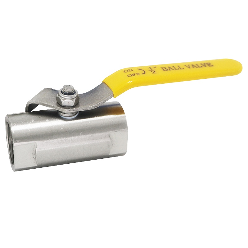 海斯迪克 gnjz-14不锈钢广式球阀 阀门丝口球阀 Q11F-16P内螺纹开关阀水暖配件 半钢DN15 1/2(2个)