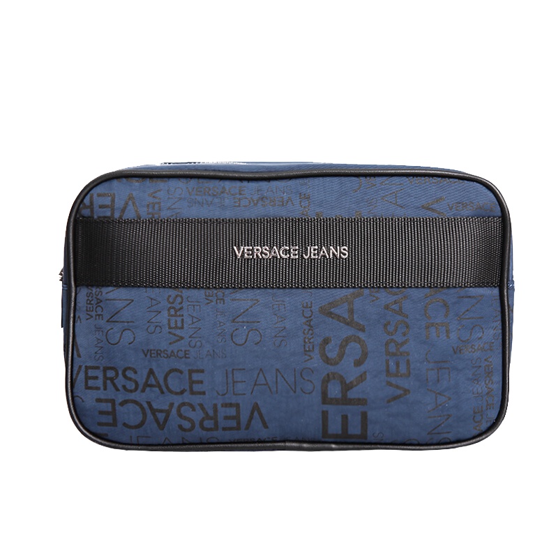 VERSACE JEANS 范思哲 奢侈品 春夏新款男士蓝色聚酯纤维手包E1YTBB2B71117 240