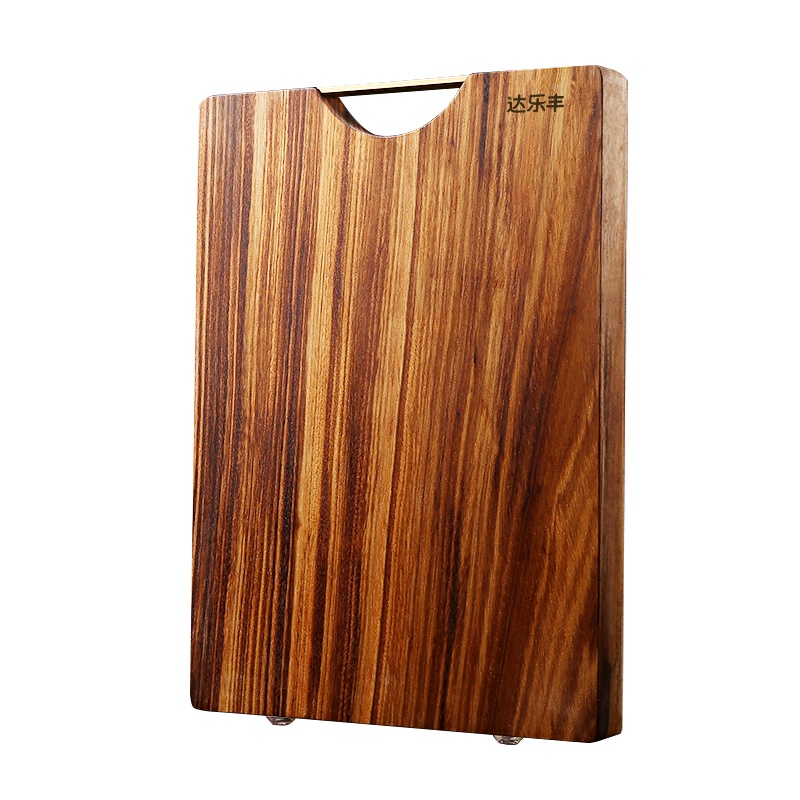 达乐丰 木质无漆无蜡菜板30*20*2CM金楠木长方形菜板 厨房砧板 实木家用切菜板 加厚案板 刀板面板