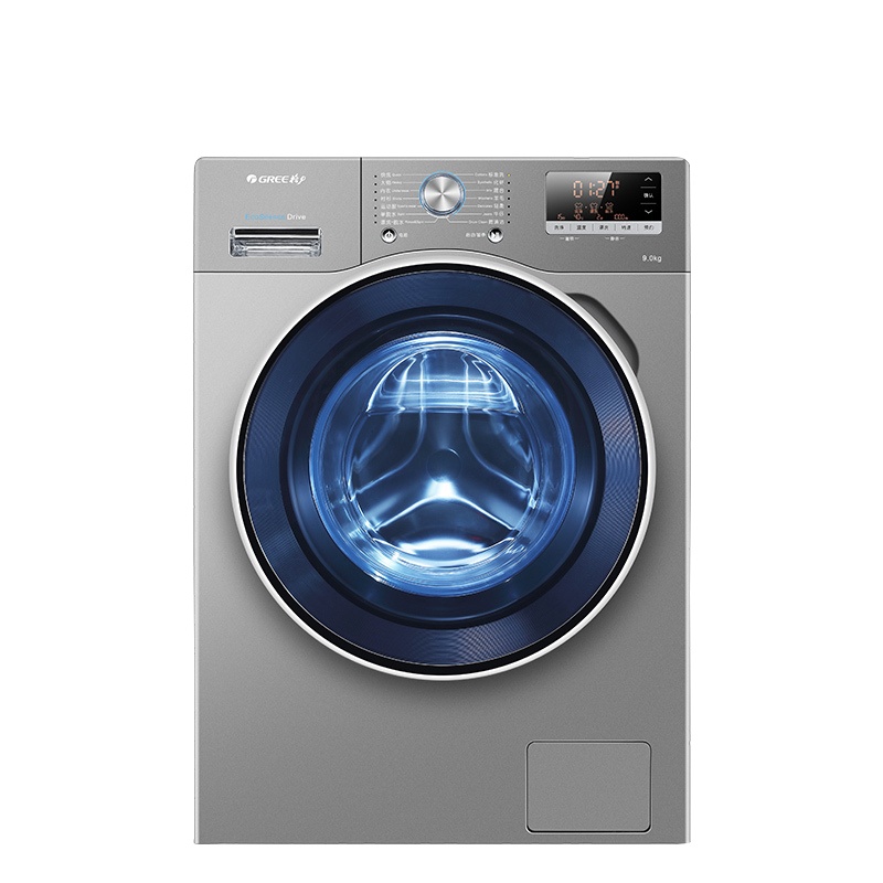 格力(GREE)滚筒洗衣机XQG58-DWB1401Ab1 银灰色 8公斤 变频 1级能效 全自动滚筒烘干一体洗衣机家用