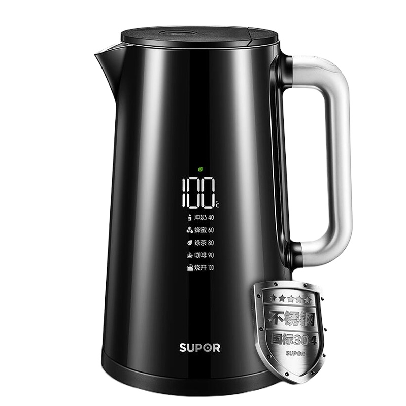 苏泊尔SW-17S62A电热水壶控温除氯双层开水壶1.7L