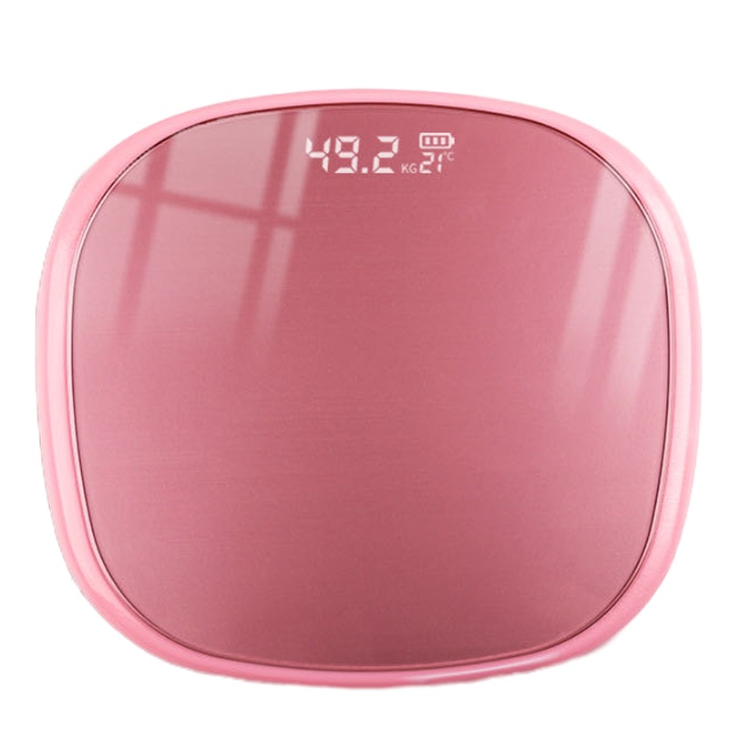 甲骨四堂生活馆 唯尚系列电子秤 （全包边电池款）异形包边电子秤 精准成人家用秤 精准减肥电子秤
