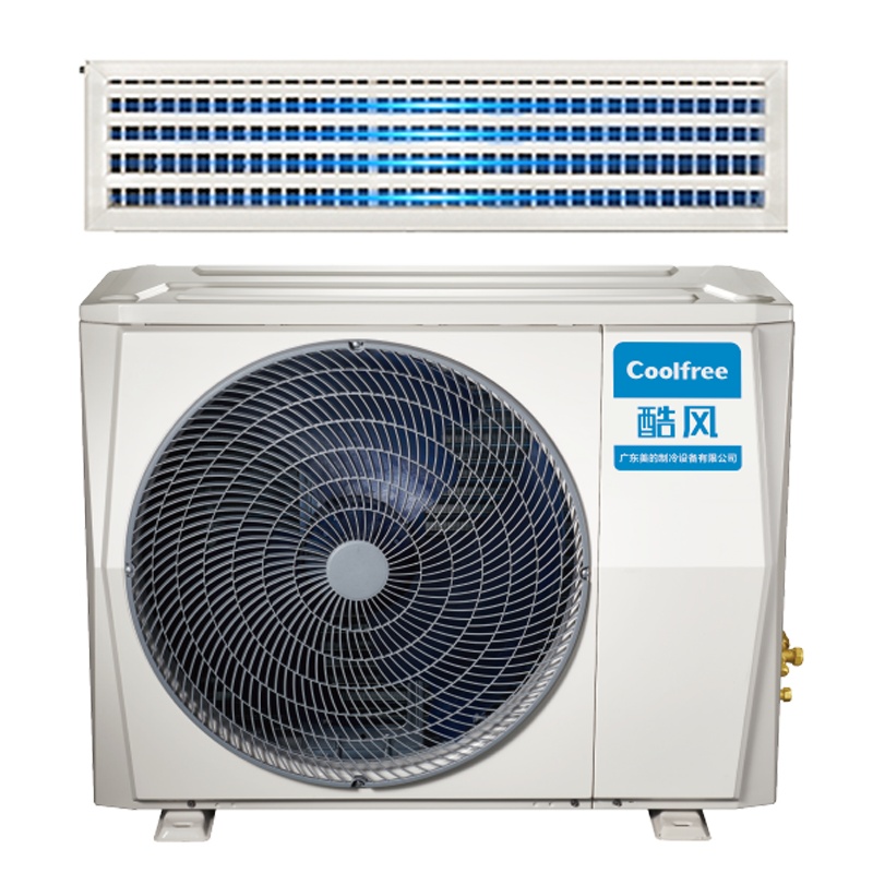 酷风(Coolfree)家用中央空调美的出品风管机一拖一大3匹全直流变频冷暖电辅客厅GRD72T2W/BP3N1Y-CF