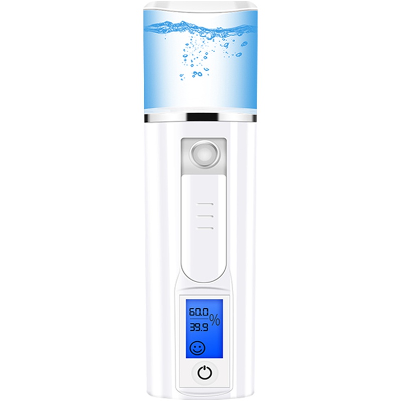 安尚纳米喷雾补水仪器可测皮肤充电式大冷式手持便携式喷牛奶喷爽肤水面部脸部嫩肤保湿补水雾化加湿神器洁面仪器加湿器