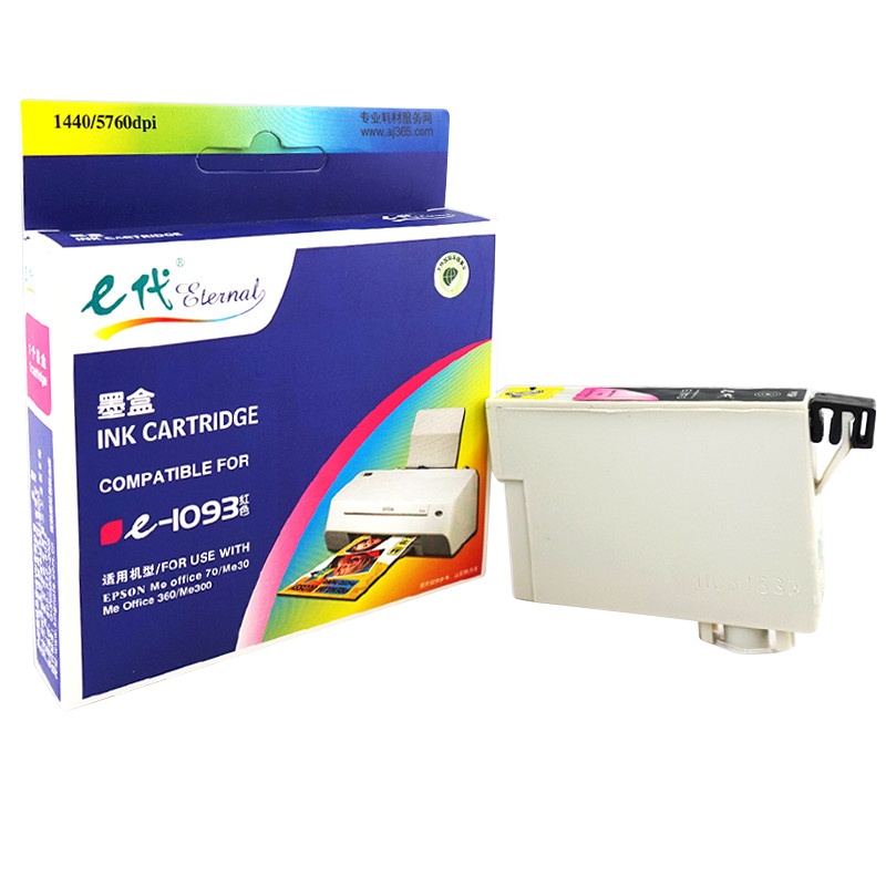 e代经典 T1093M墨盒红色 适用 爱普生ME30 300 70 360 510 520 1100 600F 650F