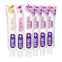 舒客牙膏防蛀固齿家庭套装6支800g