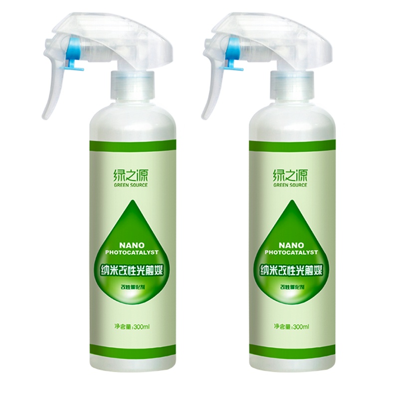 绿之源 300ml*2瓶强力除甲醛清除剂光触媒 新房装修家具去除甲醛喷剂新车除臭去异味抗菌防霉Z-1352