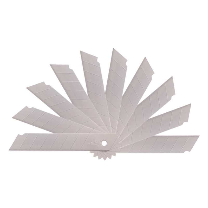 得力2011美工刀片(10片/盒)介刀 裁纸刀 壁纸刀片工业用