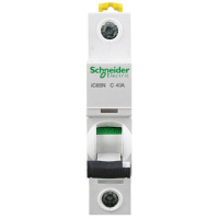 施耐德电气（Schneider Electric）断路器 A9系列 IC65N 1P断路器小型空气开关 1P 40A