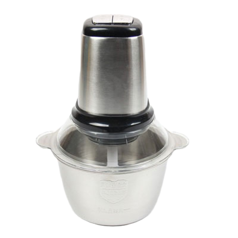 绞肉机法耐(FANAI)家用电动多功能不锈钢切菜辣椒机粉碎机打肉馅搅拌机料理机 2升全方钢加多一套刀片