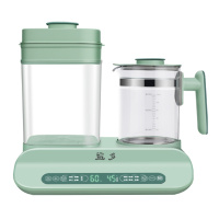 益多 婴儿奶瓶消毒器恒温调奶器温奶器烘干三合一 1.2L多功能恒温水壶热奶暖奶器 青草绿HJ-C02
