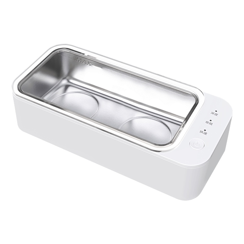 朗菲超声波清洗机CS-601（双核版）白色 家用洗眼镜机牙套首饰手表清洗器