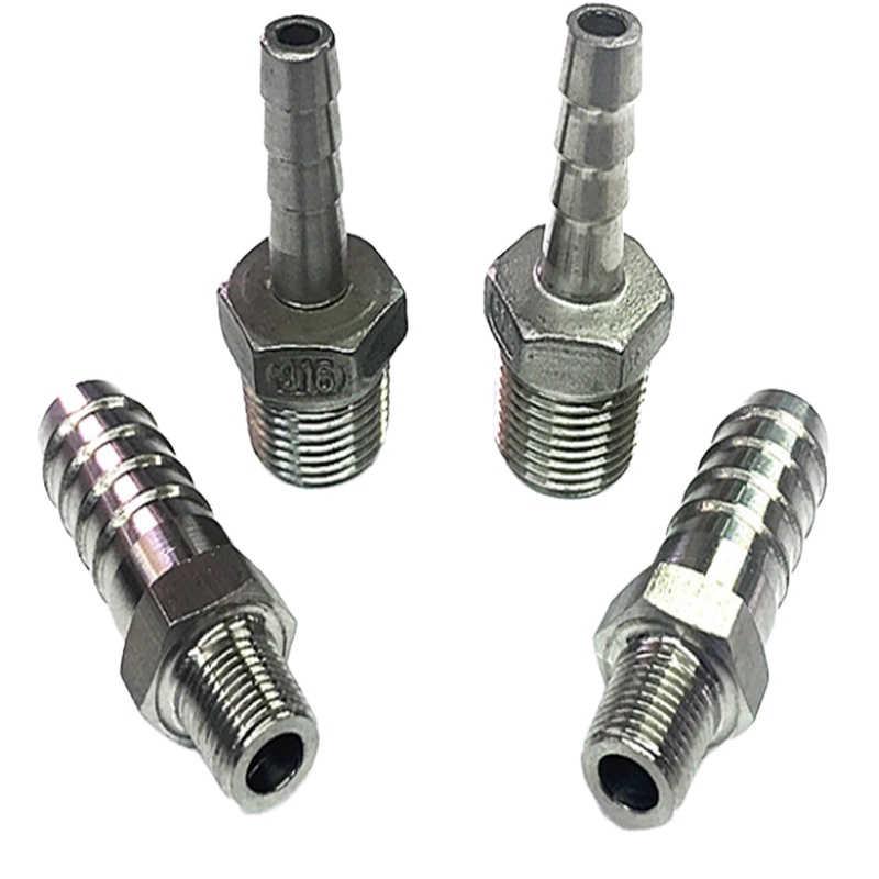 宁力(NLGS) 8-03不锈钢六角螺栓皮接/银色（单位：个）