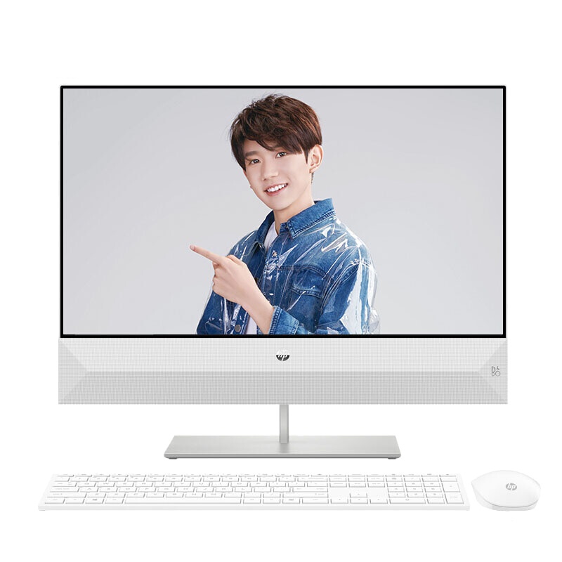 惠普(HP)星系列 23.8英寸一体机电脑(i3-8100T 8GB 1TB+128GB MX130 2G独显 白)