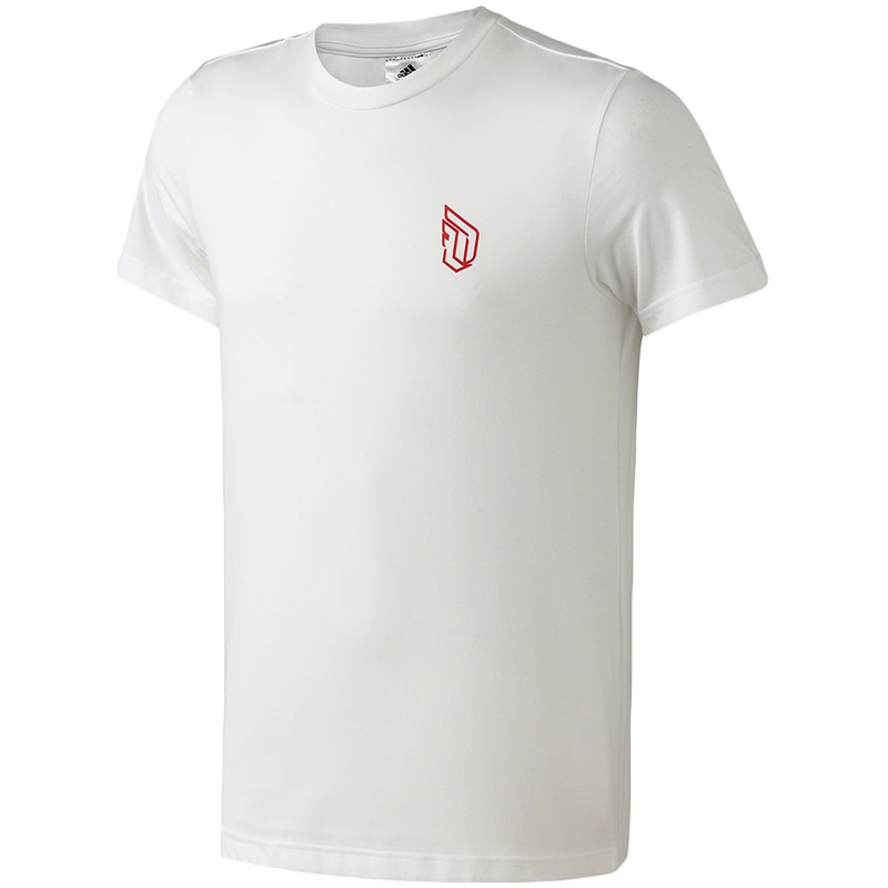 阿迪达斯男服短袖T恤篮球利拉德休闲运动服DU6718