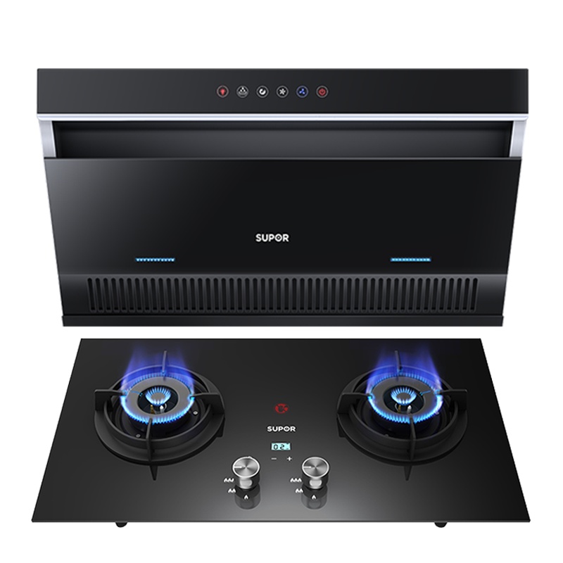 苏泊尔(SUPOR) DB3R6电磁双灶一体嵌入式宽域定温无明火安全智能定时黑晶面板双灶