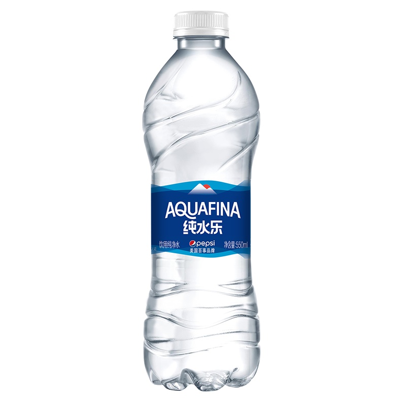 百事可乐 纯水乐 AQUAFINA 饮用水550ml*12瓶 (新老包装随机发货)纯净水