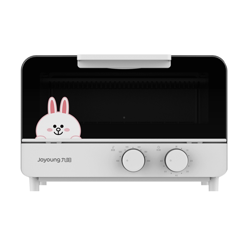 九阳电烤箱KX12-J87白色 Line可妮兔 家用烘焙小型多功能全自动迷你一人食烤蛋糕