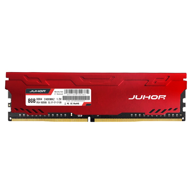 JUHOR玖合星辰 DDR4 2400 8G 台式机内存 散热马甲条