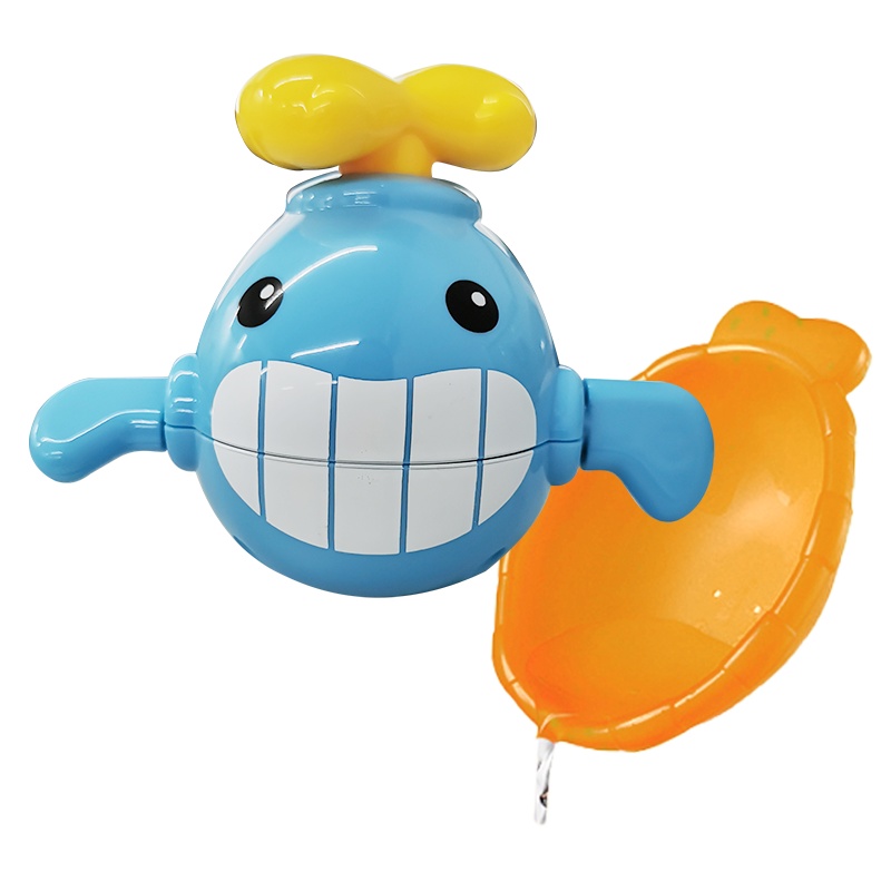 澳贝调皮鲸鱼婴幼儿童男女孩1-3岁沐浴洗澡海洋水中发条喷泉玩具宝宝戏水