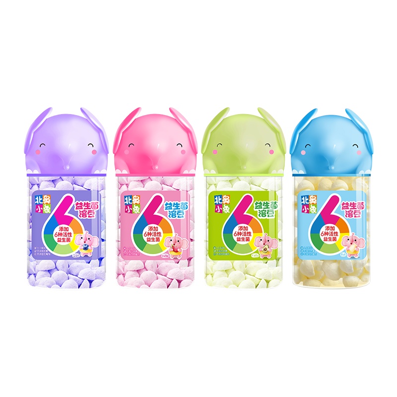 [爱莫官方旗舰店]北鼻小象溶豆22g益生菌儿童溶豆营养小零食宝宝零食婴儿辅食溶豆豆