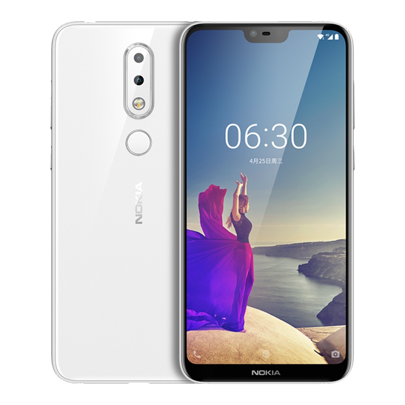 Nokia/诺基亚 X6 4GB+64GB 极地白 全网通4G双卡 全面屏 AI拍照手机