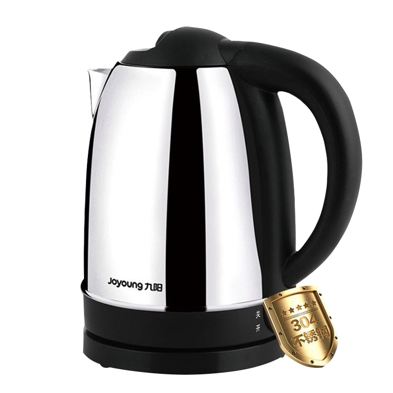九阳(Joyoung)电水壶JYK-17C15 优质温控 全钢内胆 304不锈钢 1.7L大容量家用电热水壶开水壶烧水壶