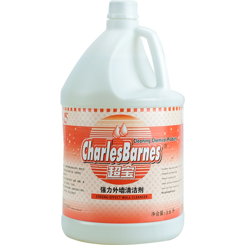 强力外墙清洗剂家用酒店物业餐厅办公室瓷砖马赛克大理石瓷面除污清洁剂墙面去污液3.8L