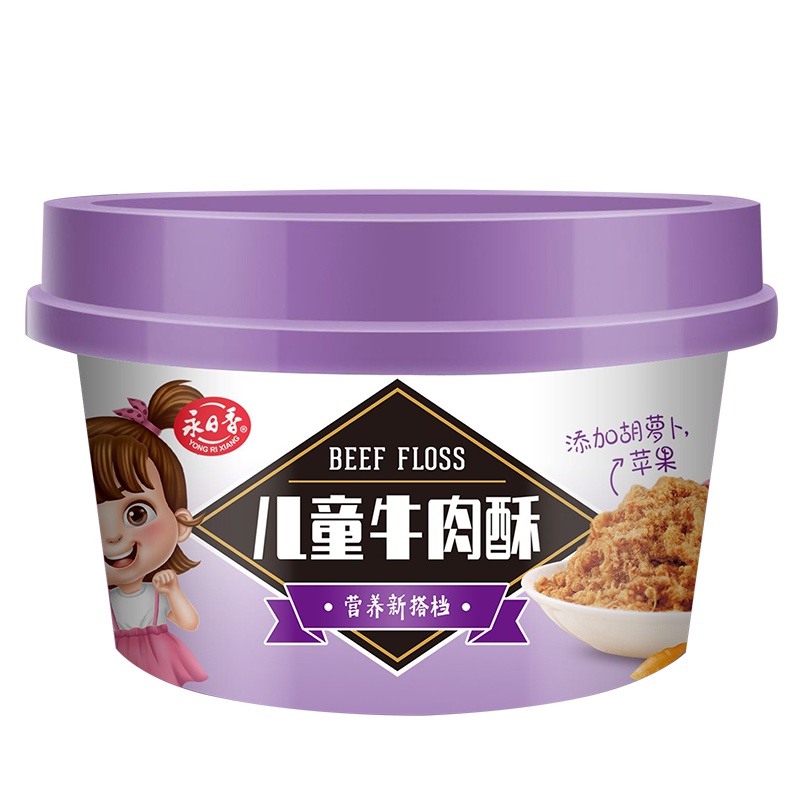 永日香 宝宝儿童肉松肉酥辅食 儿童牛肉酥 30g